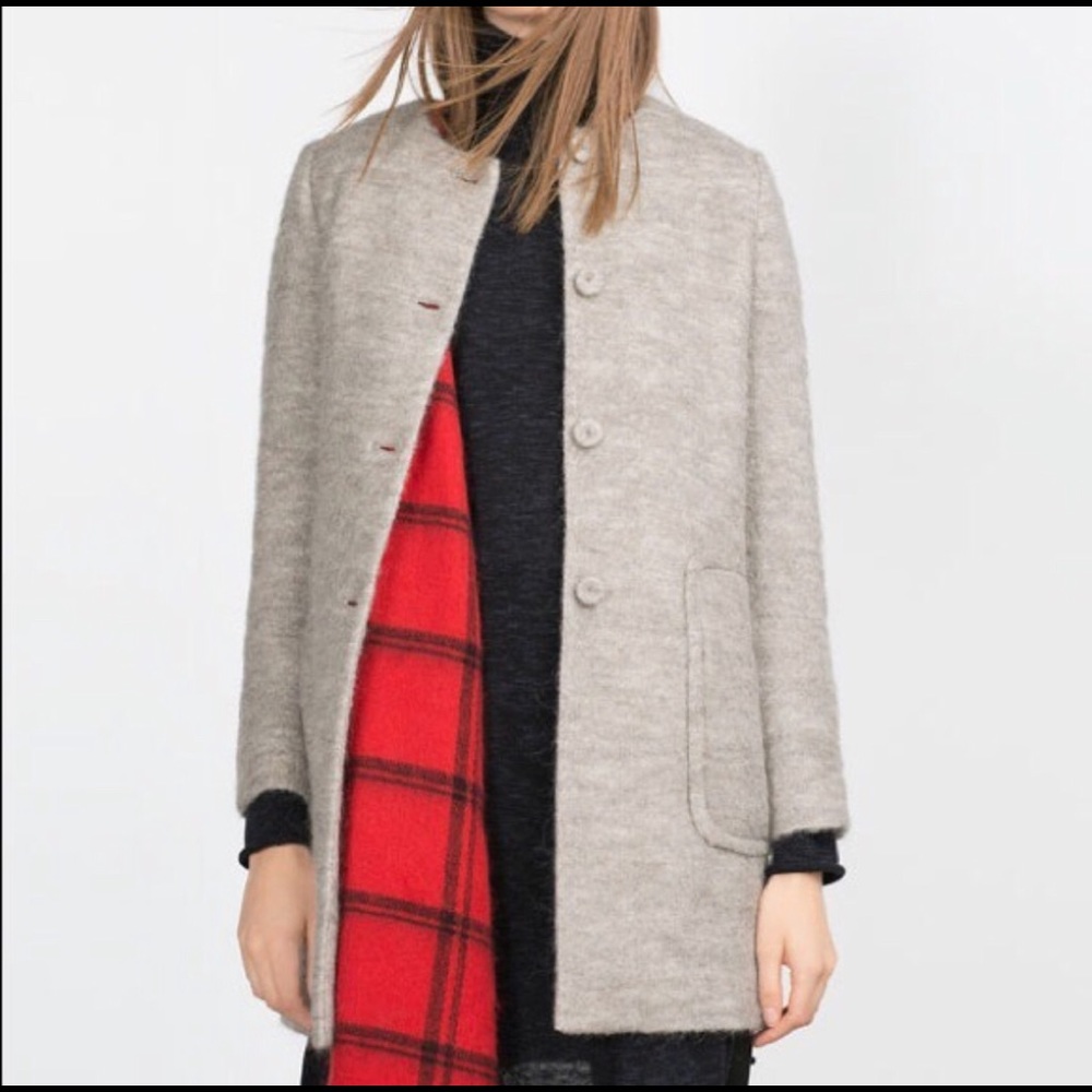 Zara wool blend coat